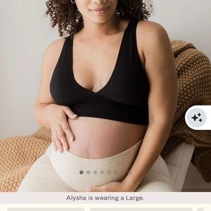 NWT Kindred Bravely Sublime Bamboo Maternity & Nursing Plunge Bra, Medium, Black